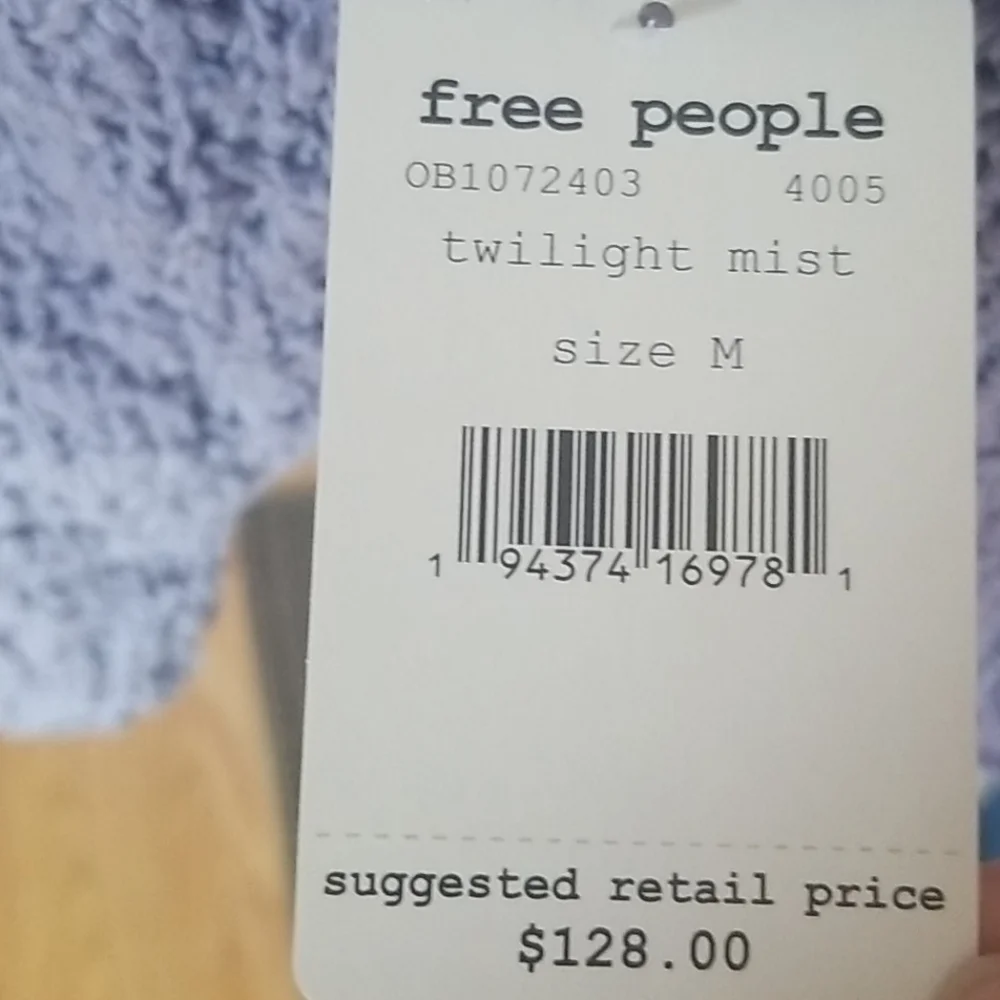 Free People  Sunday Shore cotton blend swe…
